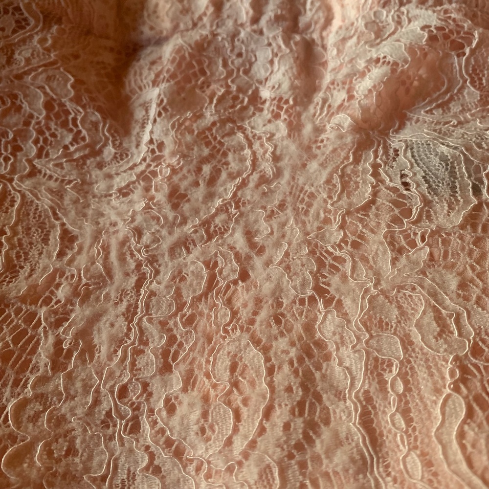 Apt 9 Pink Lace Jacket Sz L - Picture 4 of 4